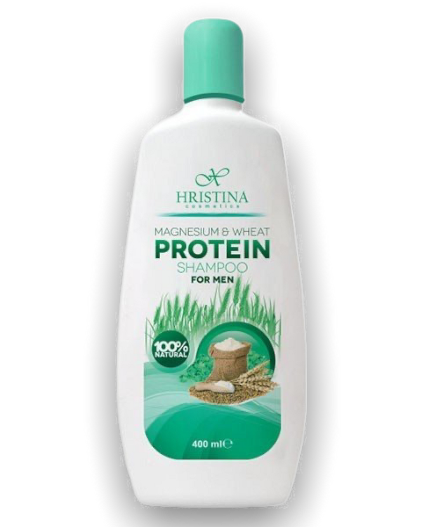 Natürliches Shampoo mit Magnesium und Weizenprotein für Männer