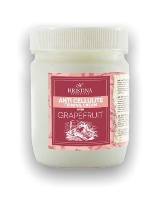 Natürliche Anti-Cellulite und Festigungscreme mit Grapefruit