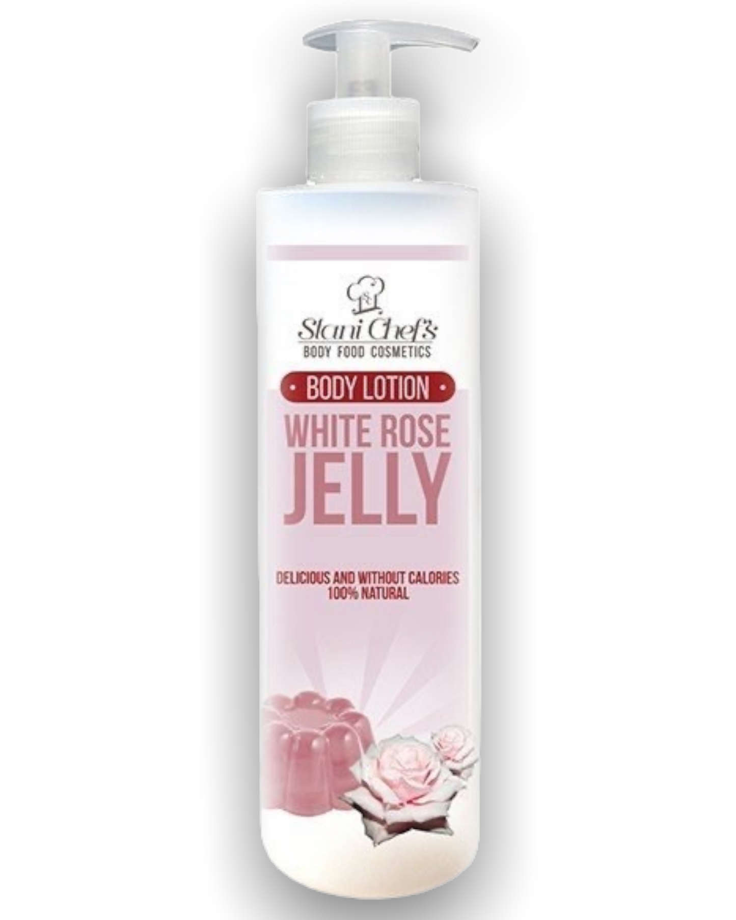 Natürliche Körpermilch „Gelee aus weisser Rose“