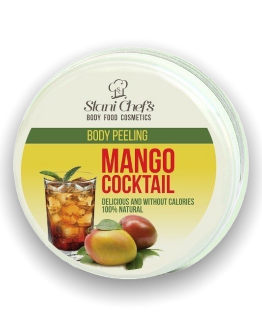 Natürliches Körperpeeling „Mango-Cocktail“ auf Meersalzbasis