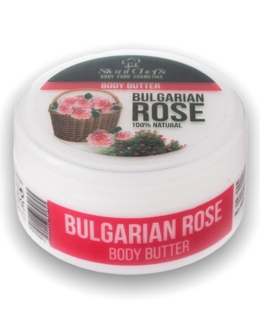 Natürlicher Körperbutter "Bulgarische Rose"
