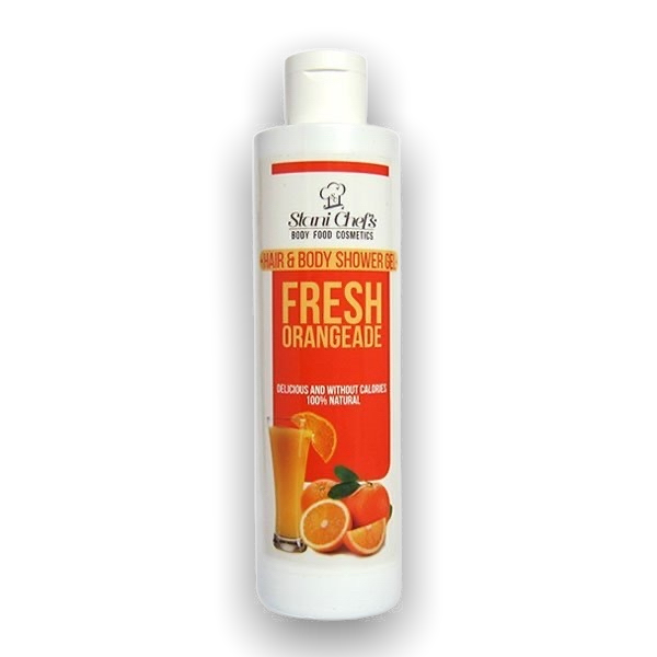 Natürliches Duschgel für Haut und Haar „Frische Orangeade“