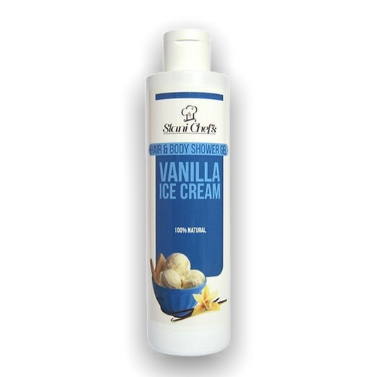Natürliches Duschgel für Haut und Haar „Vanilleglacé“
